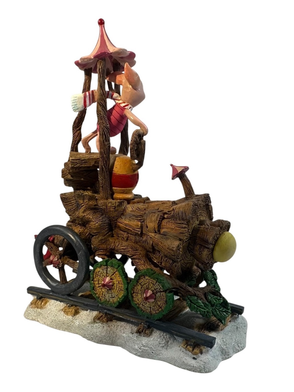 Piglet Holiday Express Train Engine Disney Danbury Mint Christmas Vintage - Picture 5 of 10